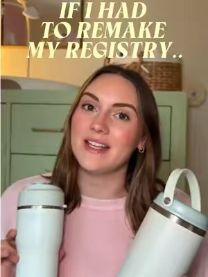 TikTok post by @danacauldwell for Papablic. Caption reads: [...] remake my registry today, I’d add the....