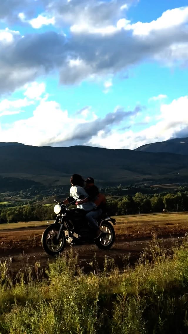 Instagram post by @xavirebeld_ for BMW Motorrad. Caption reads: “Freedom in every mile, complicity in every....