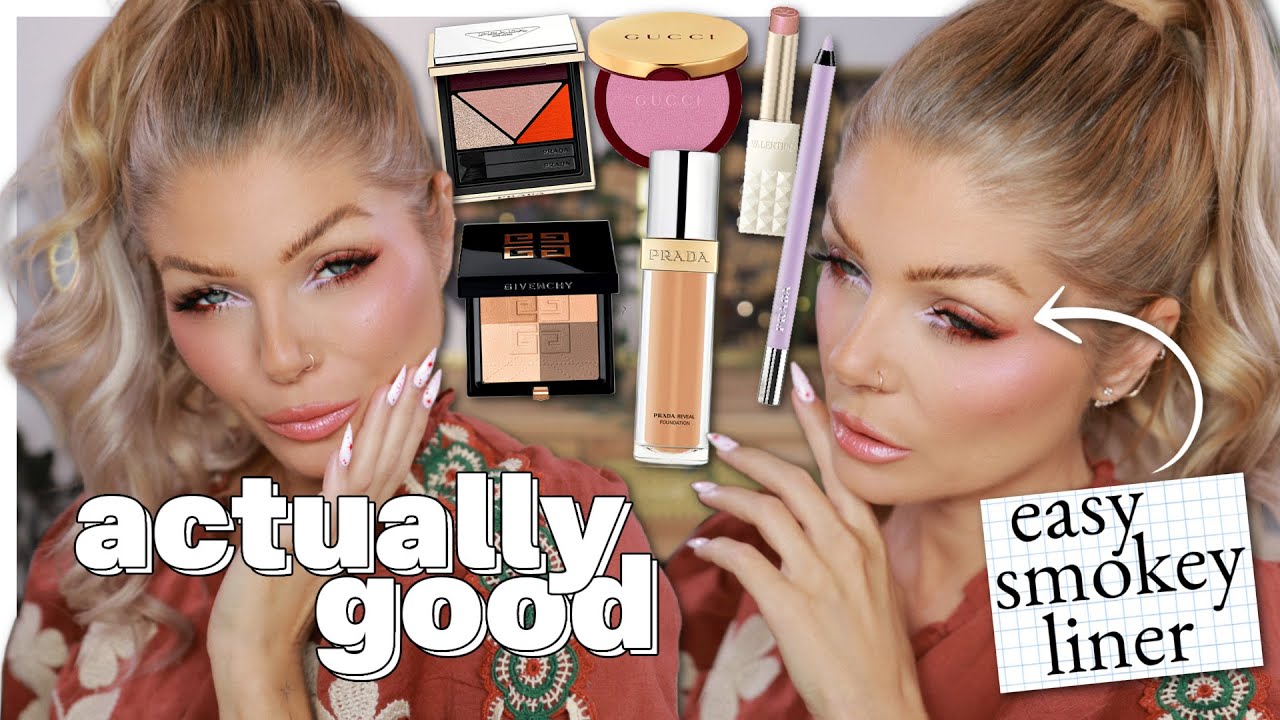 YouTube post by @AngelicaNyqvist for Glamlite. Caption reads: Luxury Makeup ACTUALLY Worth The Price (+ super....