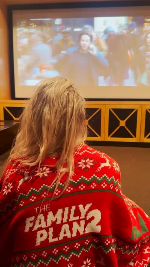 Instagram post by @zachertz for Apple TV. Caption reads: #AppleTVPartner Just trying to watch The Family....