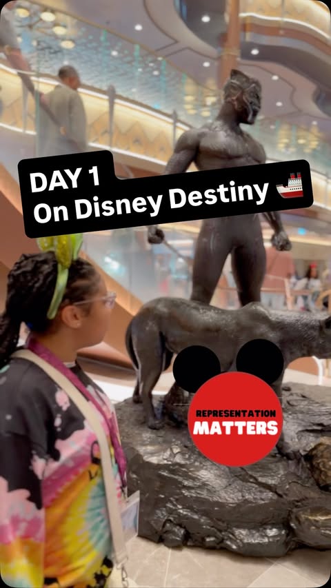 Instagram post by @successfulblackparenting for Disney Parks. Caption reads: [...] beautiful journey. @DisneyCruiseLine....
