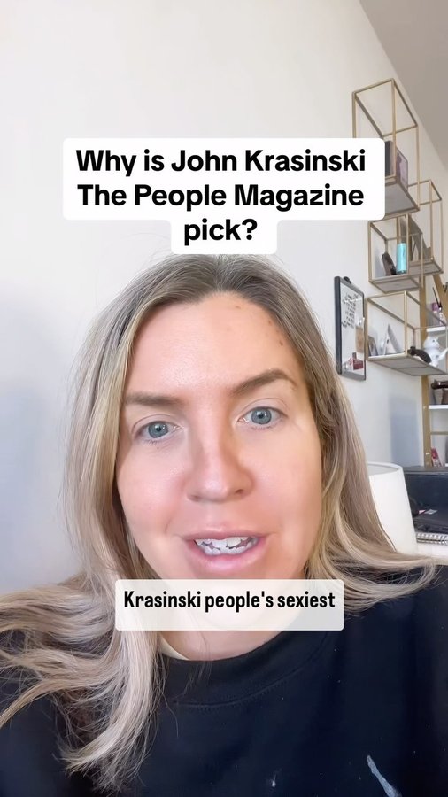 Instagram post by @meredithmlynch for People Magazine. Caption reads: [...] to be alive  #johnkrasinski #boston....