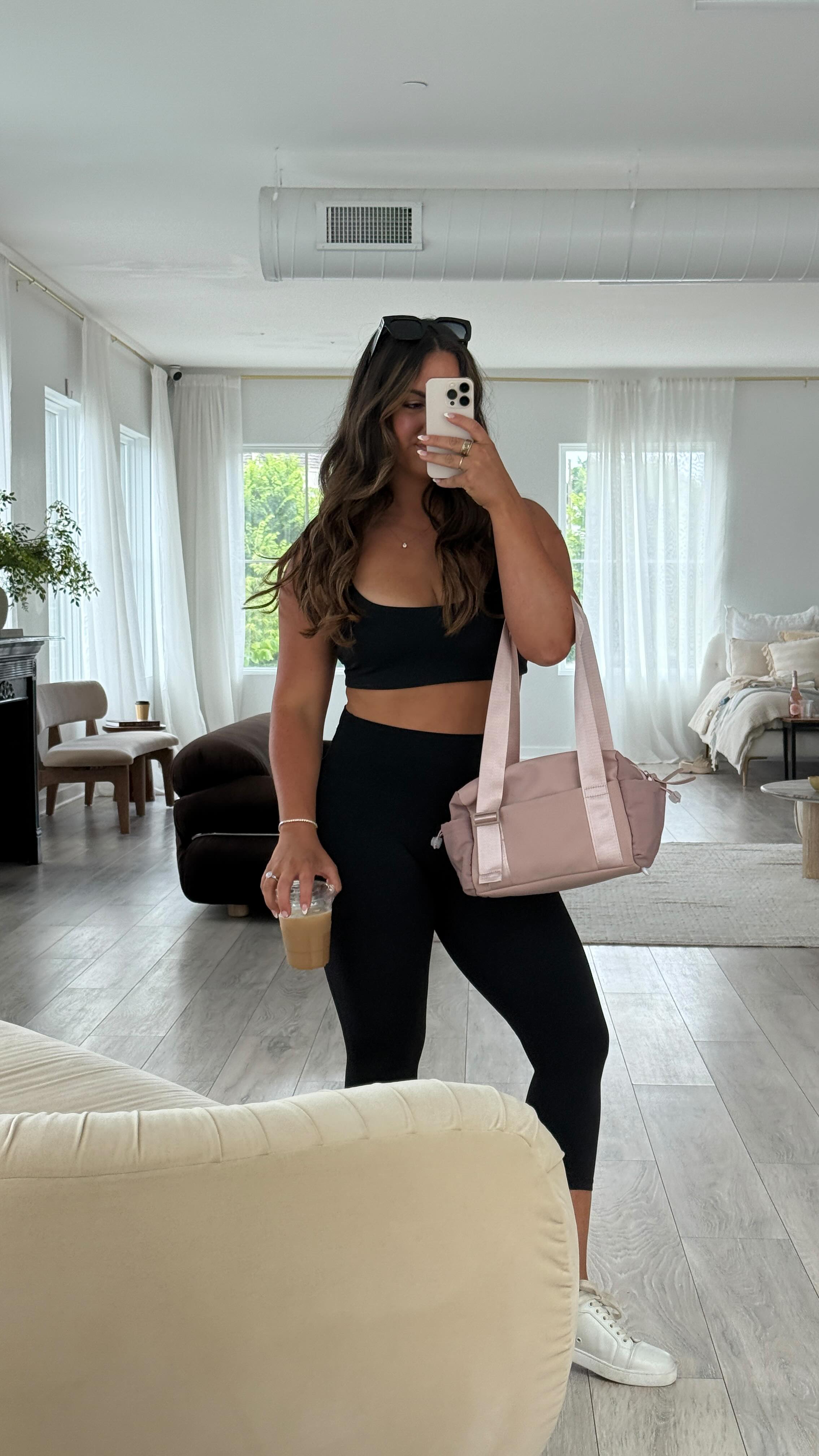 Instagram post by @lizwebber_ for Oath Nutrition. Caption reads: [...] on hand for my post-workout is my....