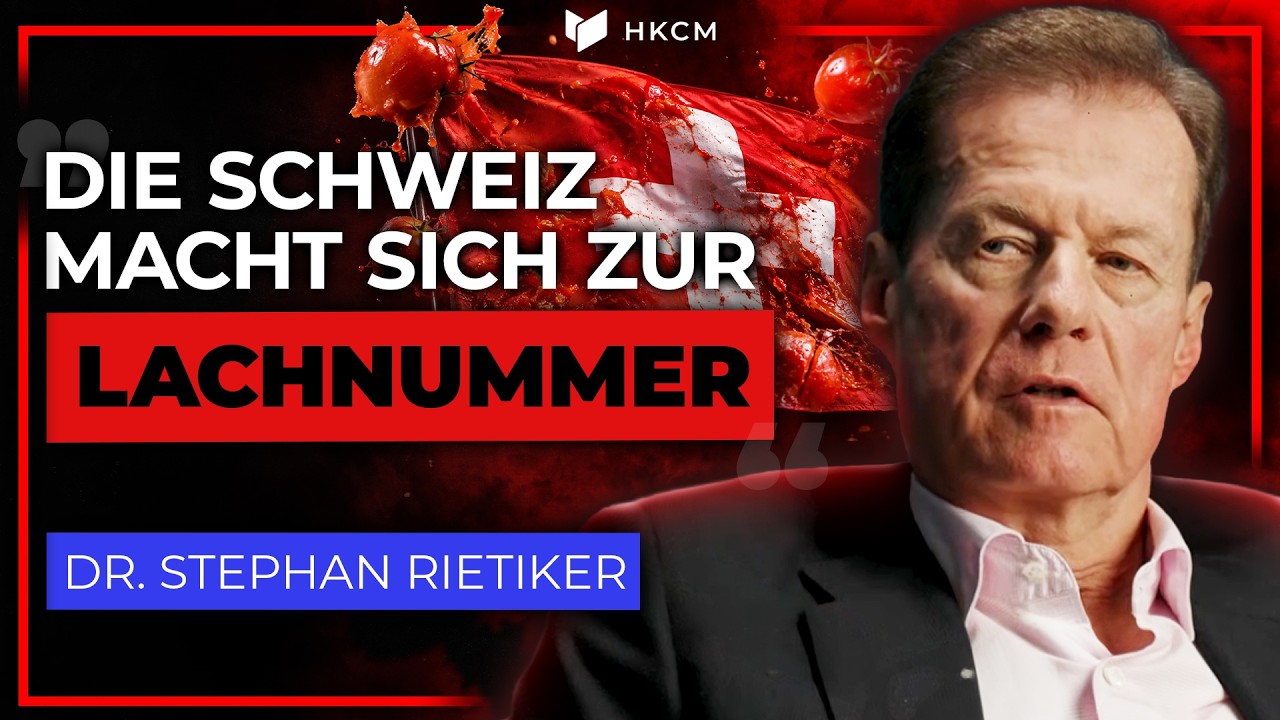 YouTube post by @hkcm for Coinbase. Caption reads: Why is Switzerland letting the EU keep it on such....