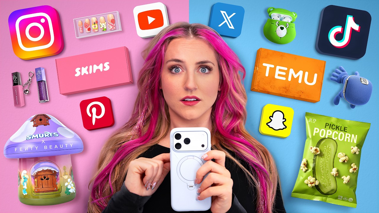 YouTube post by @hopescope for Rocket Money. Caption reads: I Bought Ads from EVERY Social Media App.