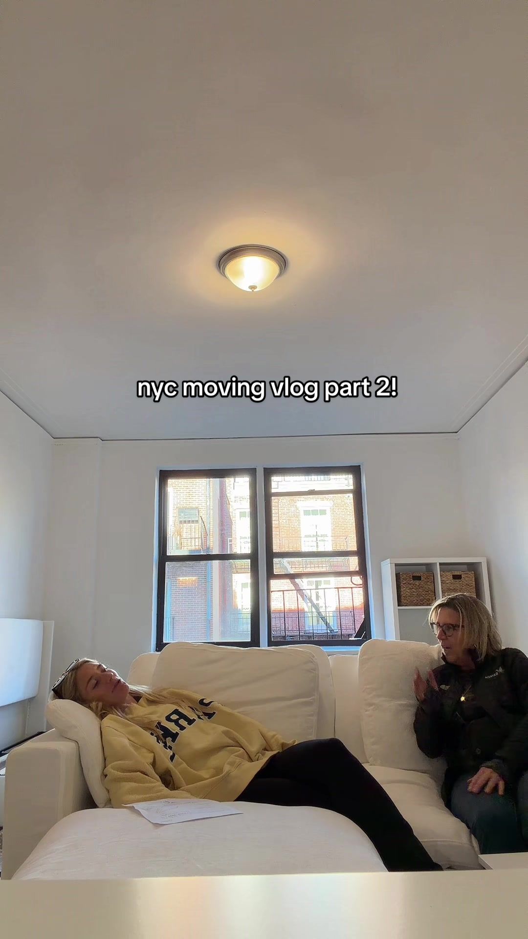 TikTok post by @popstar.katie for Wayfair. Caption reads: Not an @Wayfair ad (but it could be👀) #nyc....