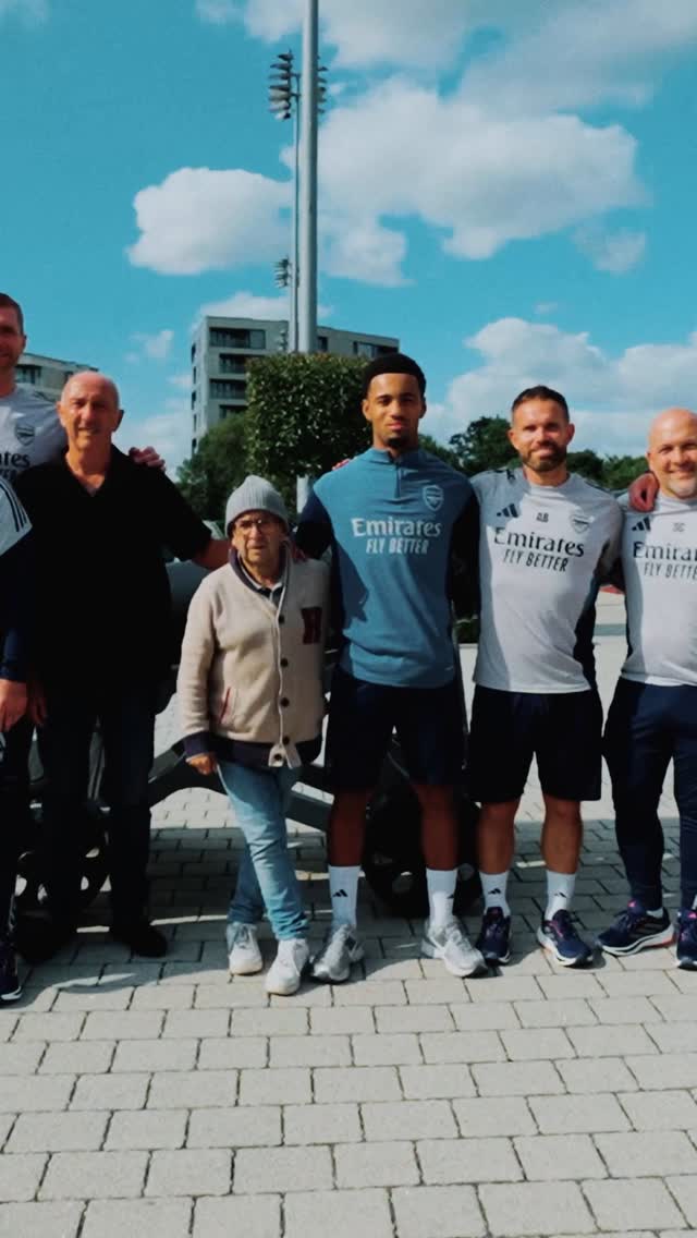Instagram post by @arsenal for Premier League. Caption reads: People, places, memories. By Ethan Nwaneri.

Our....
