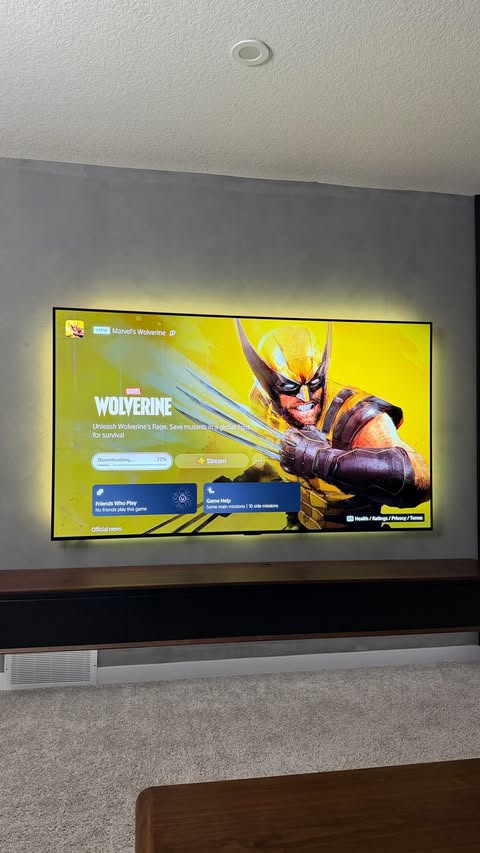 Instagram post by @techbymidas for PlayStation. Caption reads: [...] with Wolverine on PS5 😁 BIG thanks....