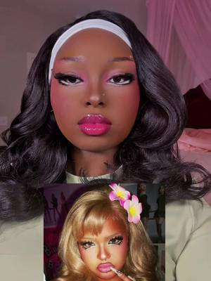 TikTok post by @_makai_ for KimChi Chic Beauty. Caption reads: [...] @NYX Cosmetics MX @Too Faced @KimChi Chic....