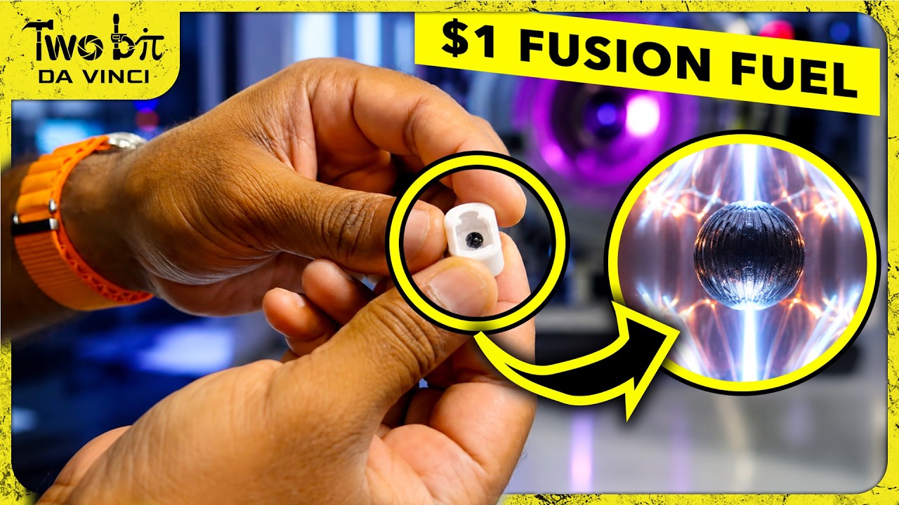 YouTube post by @TwoBitDaVinci for DeleteMe. Caption reads: Nuclear Fusion is Closer Than You Think - THIS Is....
