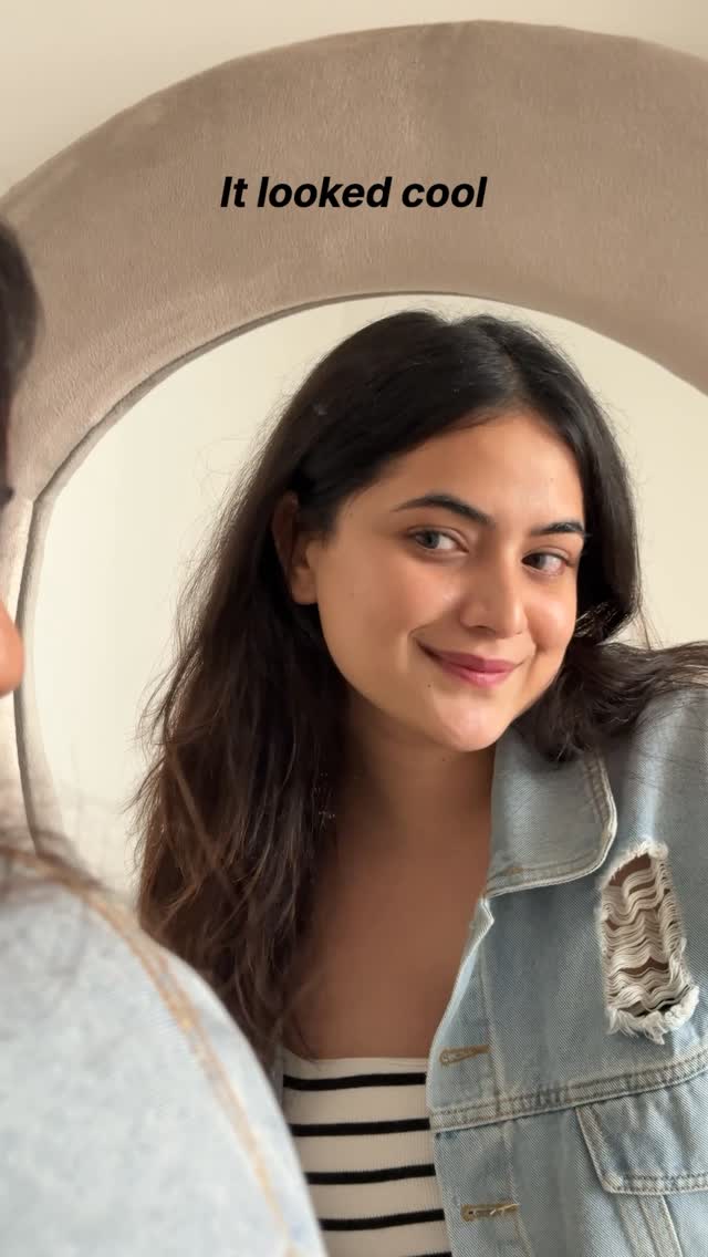 Instagram post by @shre.yaaverma for Aqualens. Caption reads: POV: You finally found colored lenses that look....