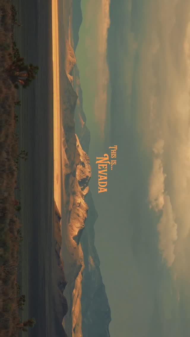 Instagram post by @kylekotajarvi for Travel Nevada. Caption reads: This is southeastern Nevada 🎥 I recently spent....