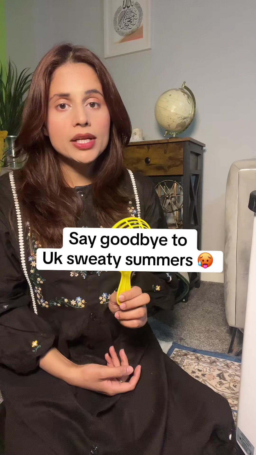 TikTok post by @zarishnomanvlogs for Straame. Caption reads: @STRAAME This electric air cooler Portable, [...].