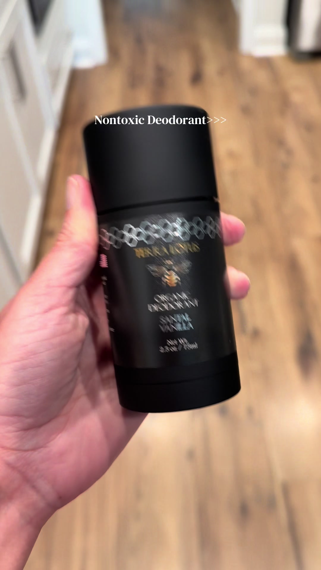 TikTok post by @brittanyskeans1221 for Terra Lotus. Caption reads: [...] #organicdeodorant #nontoxic @Terra Lotus.