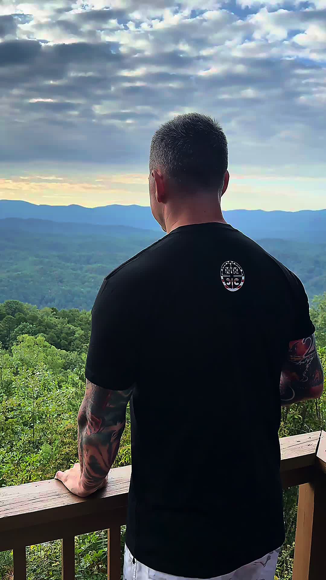 TikTok post by @kagan_dunlap for Black Rifle Coffee Company. Caption reads: [...] bit. Get some fresh air. @Black Rifle Coffee....
