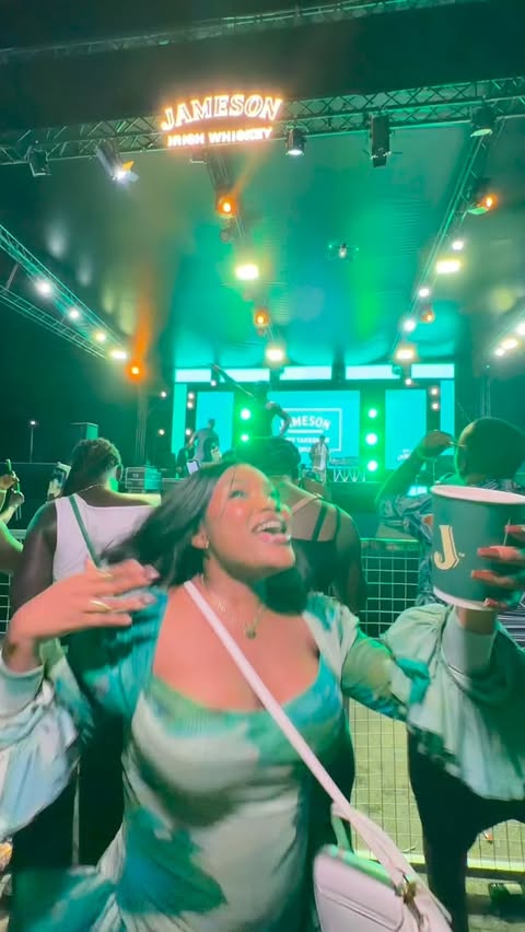 Instagram post by @busayo_debs for Jameson Whiskey. Caption reads: We had a time at the Jameson takeover in ikorodu,....