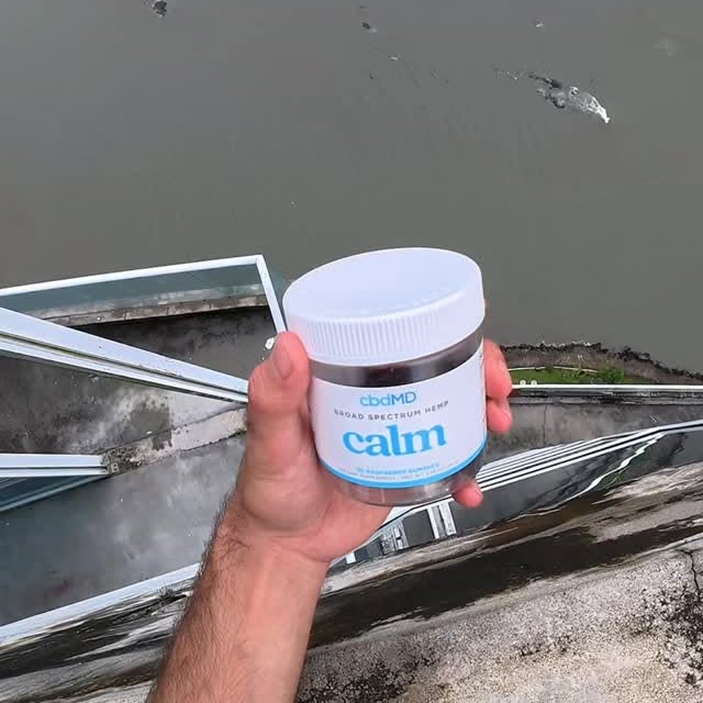 Instagram post by @armankremer for cbdMD. Caption reads: Gotta stay high and relaxed with the @cbdmd.usa....