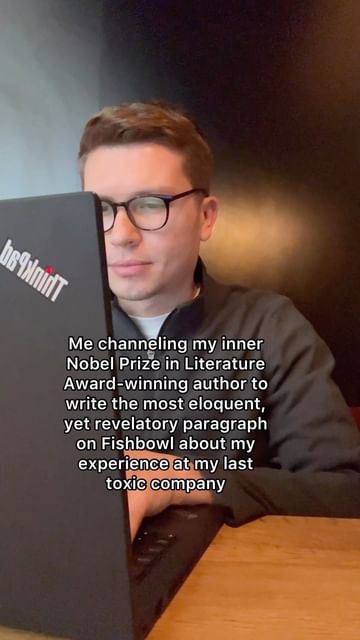 Instagram post by @itsalexschroeder for Fishbowl. Caption reads: All the tea is being spilled on @fishbowlapp. #Ad....