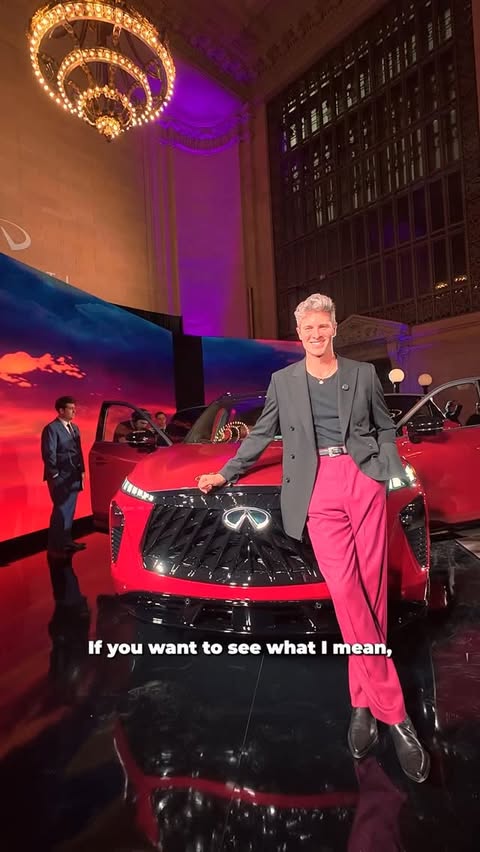 Instagram post by @parkeryorksmith for iHeartRadio. Caption reads: Recapping my time with @infinitiusa at Grand....
