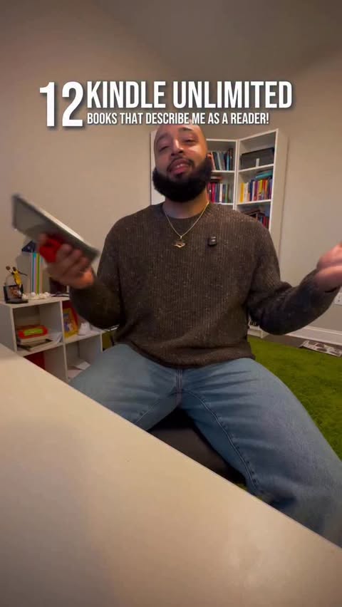 Instagram post by @edrickreadit for Amazon Kindle. Caption reads: [...] to over 5 million titles!! #Ad @amazonkindle....