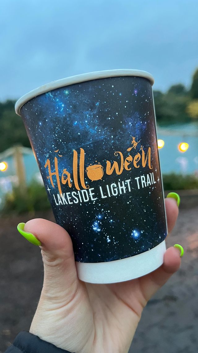 Instagram post by @flamingofruitsalad_ for Cosatto. Caption reads: PRInvite - @halloweenlakesidetrail 

We were....