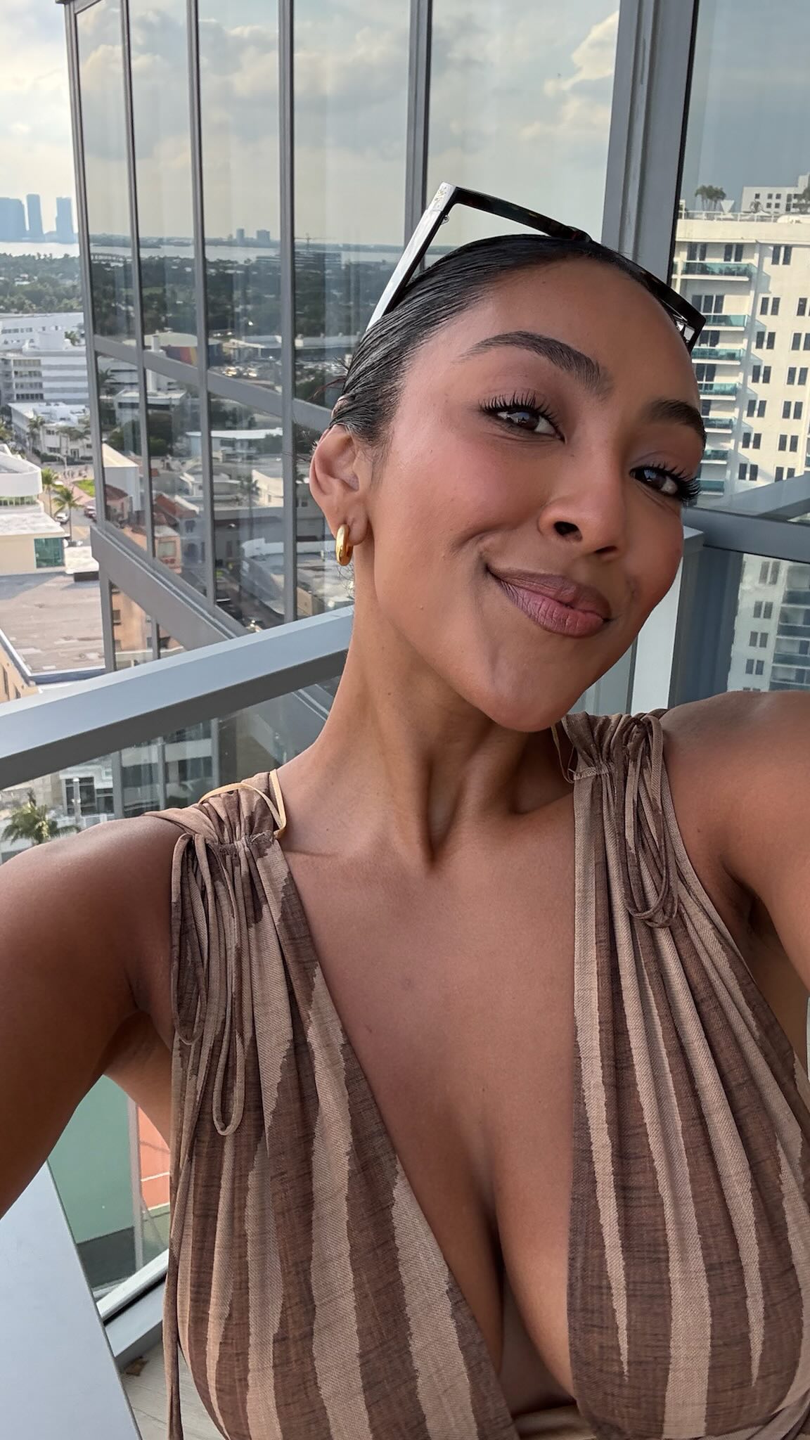 Instagram post by @tayshia for Gold Bond. Caption reads: #goldbondpartner Reset with me 🫧🪞🕯️ @goldbond....