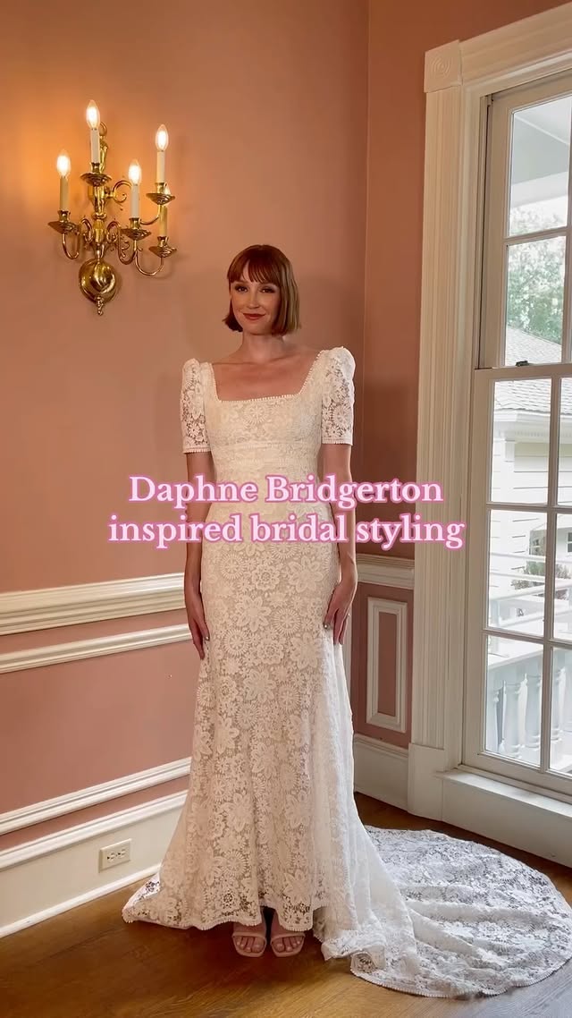 Instagram post by @squidwestra for Allure Bridals. Caption reads: Dear brides-to-be, get ready to promenade in style....