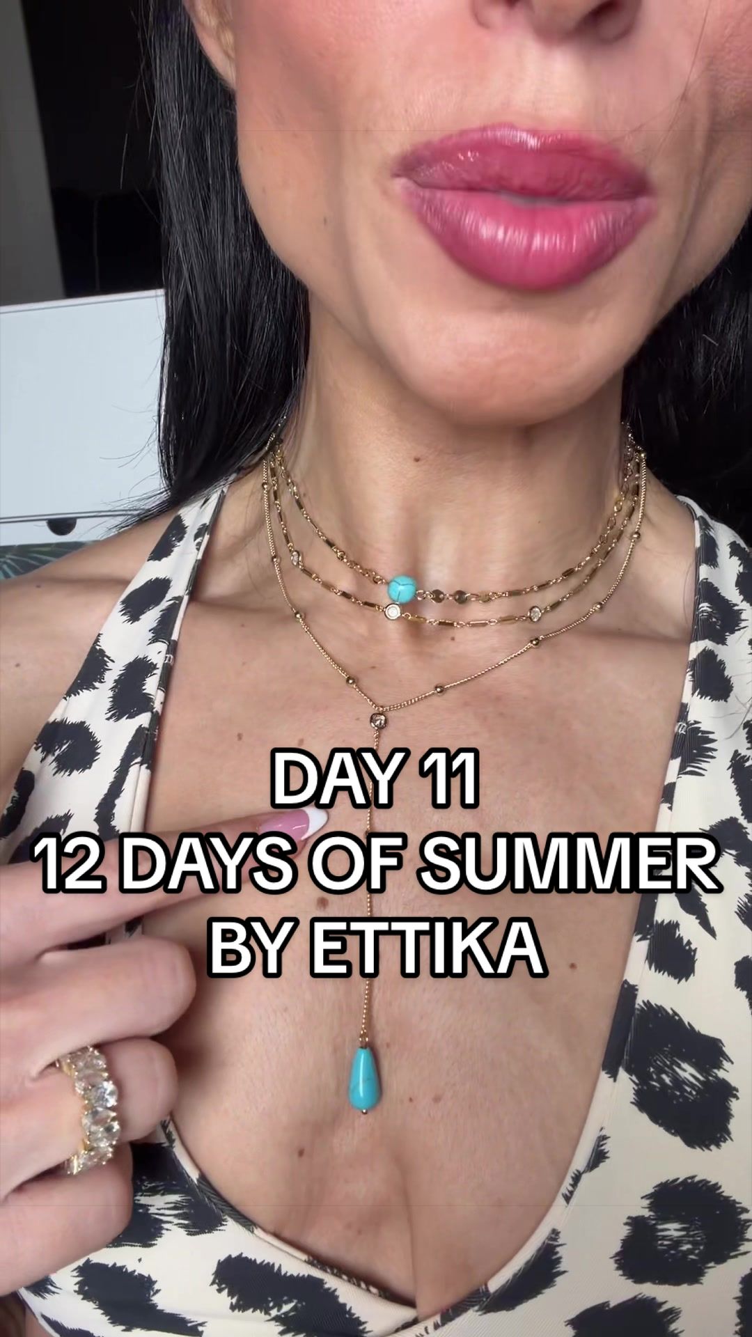 TikTok post by @thatkindafitmomma for Ettika. Caption reads: is day 11 the best reveal yet?! @Ettika #ettika....