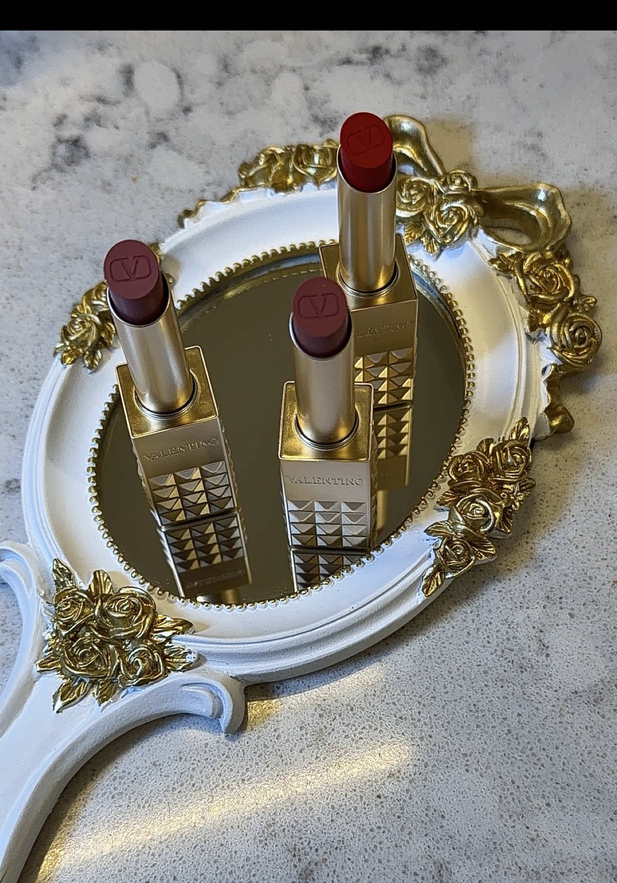 TikTok post by @imsoniamahmoudieh for Sephora. Caption reads: Holiday glam starts with the lips....