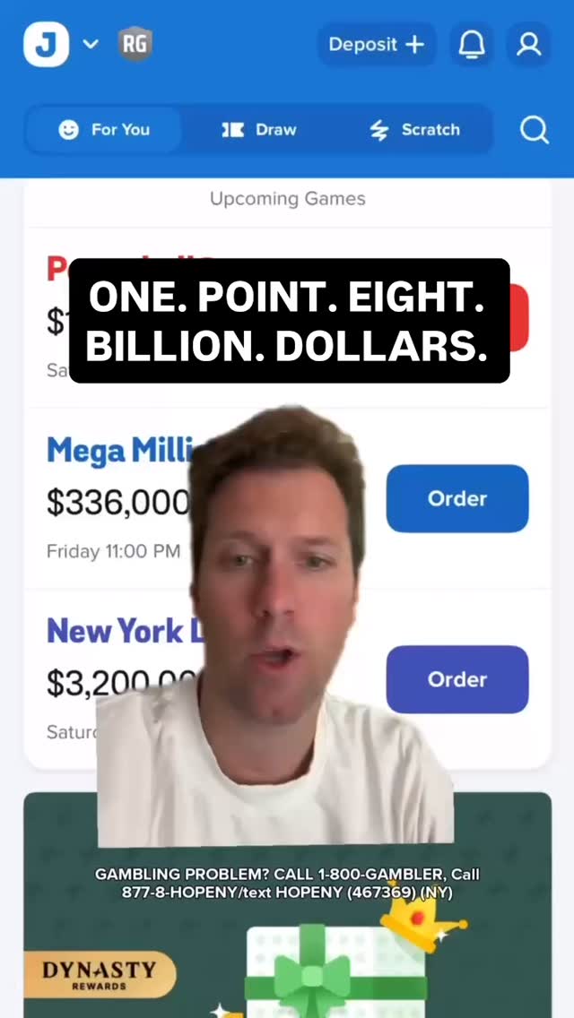Instagram post by @kfcbarstool for Jackpocket. Caption reads: $1.8 billion is up for grabs! New customers get....