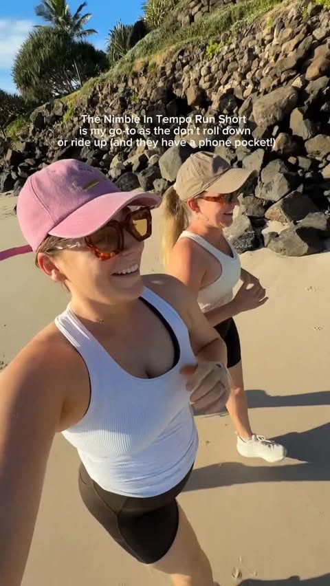 Instagram post by @geebungalow for Nimble Activewear. Caption reads: [...] a long time fan of the @nimbleactivewear In....