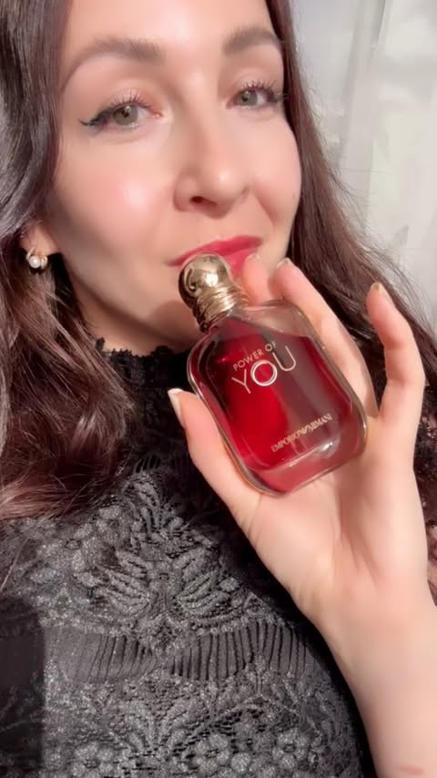 Instagram post by @cat_____lady for Emporio Armani. Caption reads: #GiftedByArmani #PowerofYou ✿❯———𝔼𝕞𝕡𝕠𝕣𝕚𝕠....