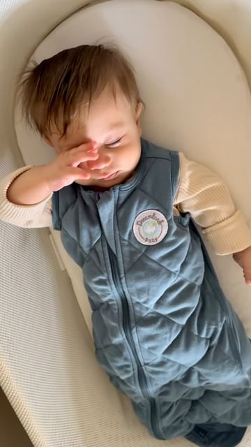 Instagram post by an influencer for Dreamland Baby. Caption reads: [...] sleep sack! We love the @dreamlandbabyco....