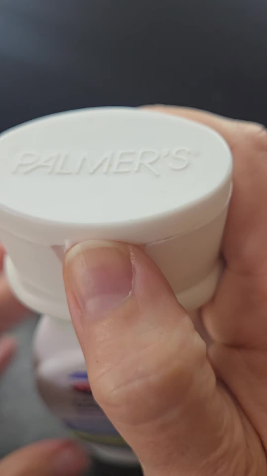 TikTok post by @jerni.mom for PALMERS. Caption reads: [...] #lotion #cocoabutter #palmers #sonice.