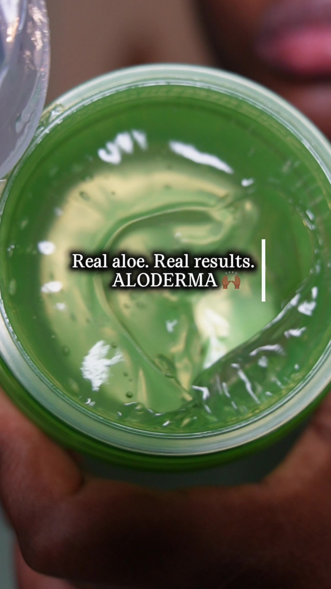TikTok post by @venomous_da_plug for ALODERMA. Caption reads: [...] to wax them due to being in accutane....