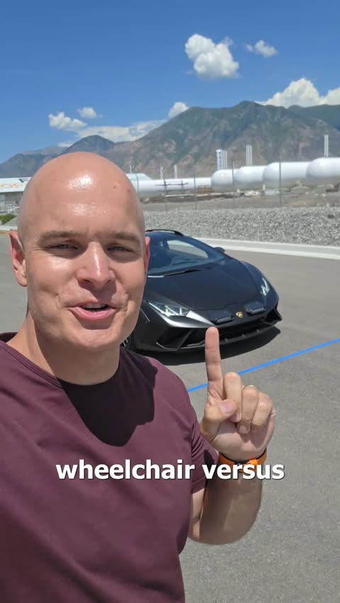 Instagram post by @zacksjerryrig for Ridge. Caption reads: [...] enter to win this lambo for free at....