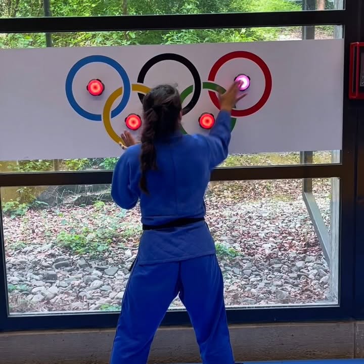 Instagram post by @alina.boehm for BlazePod. Caption reads: 🚀 New Level Unlocked: Speed Meets Focus

Right....