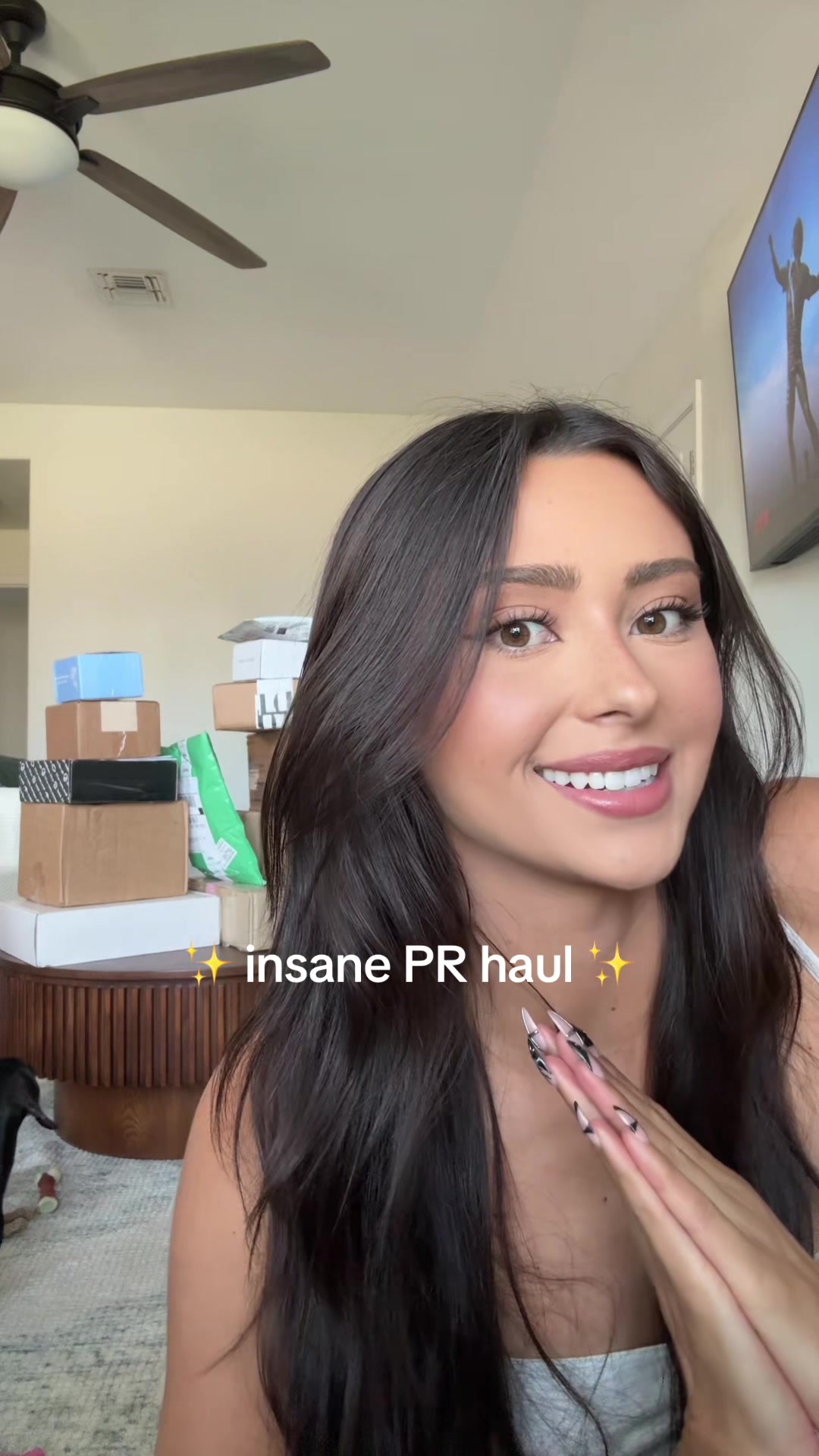 TikTok post by @kaylee.marina for Dasique. Caption reads: [...] @Kaja Beauty @Caudalie @EADEM @fwee....