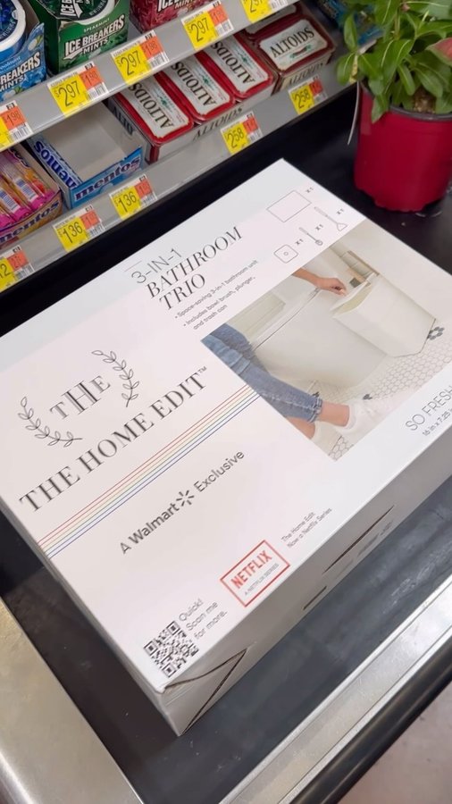 Instagram post by @homebynatasha for The Home Edit. Caption reads: [...] @walmart for all of my favorites from....