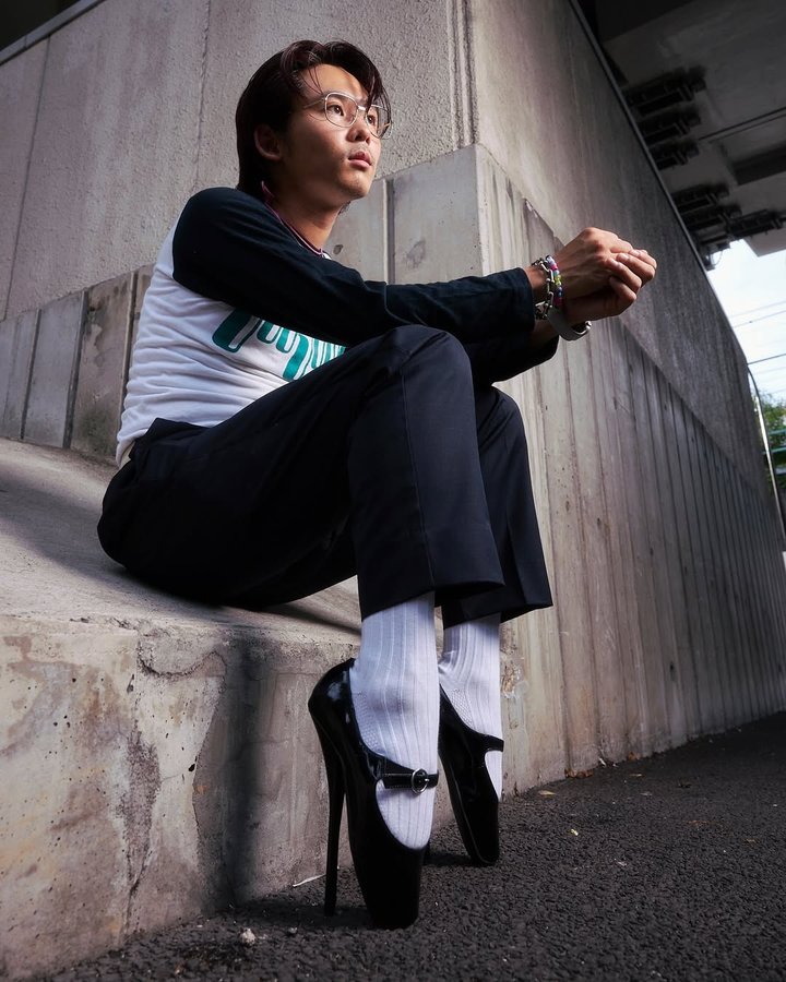 Instagram post by @okamotoreiji for Droptokyo. Caption reads: Brian Jones Presents the Pipes Of Pan At Joujouka.