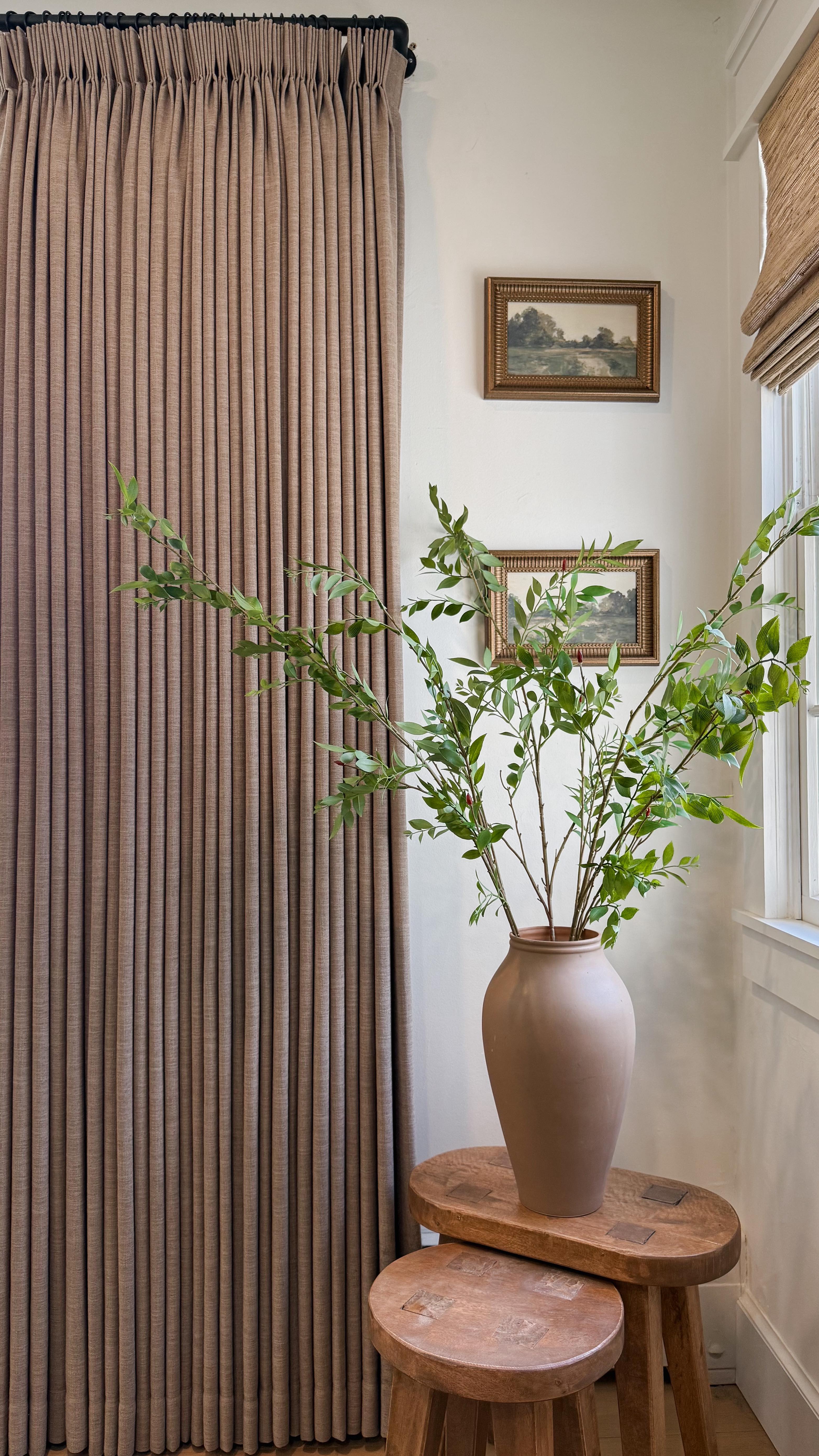 Instagram post by @dpiahome for Afloral. Caption reads: #ad| Elevate your space with @afloral....