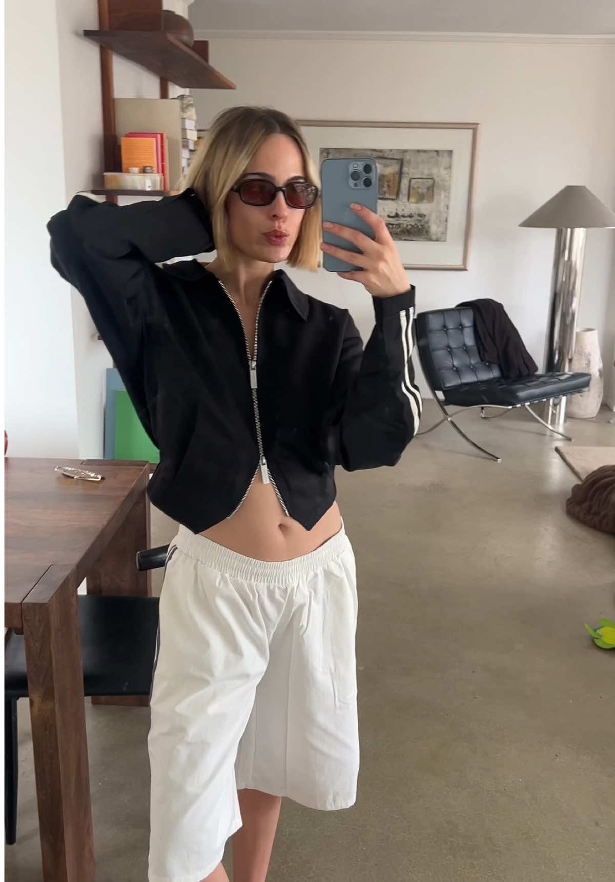 TikTok post by @chlobrud for QUAY. Caption reads: Three @Quay sunglasses for festival season :)....