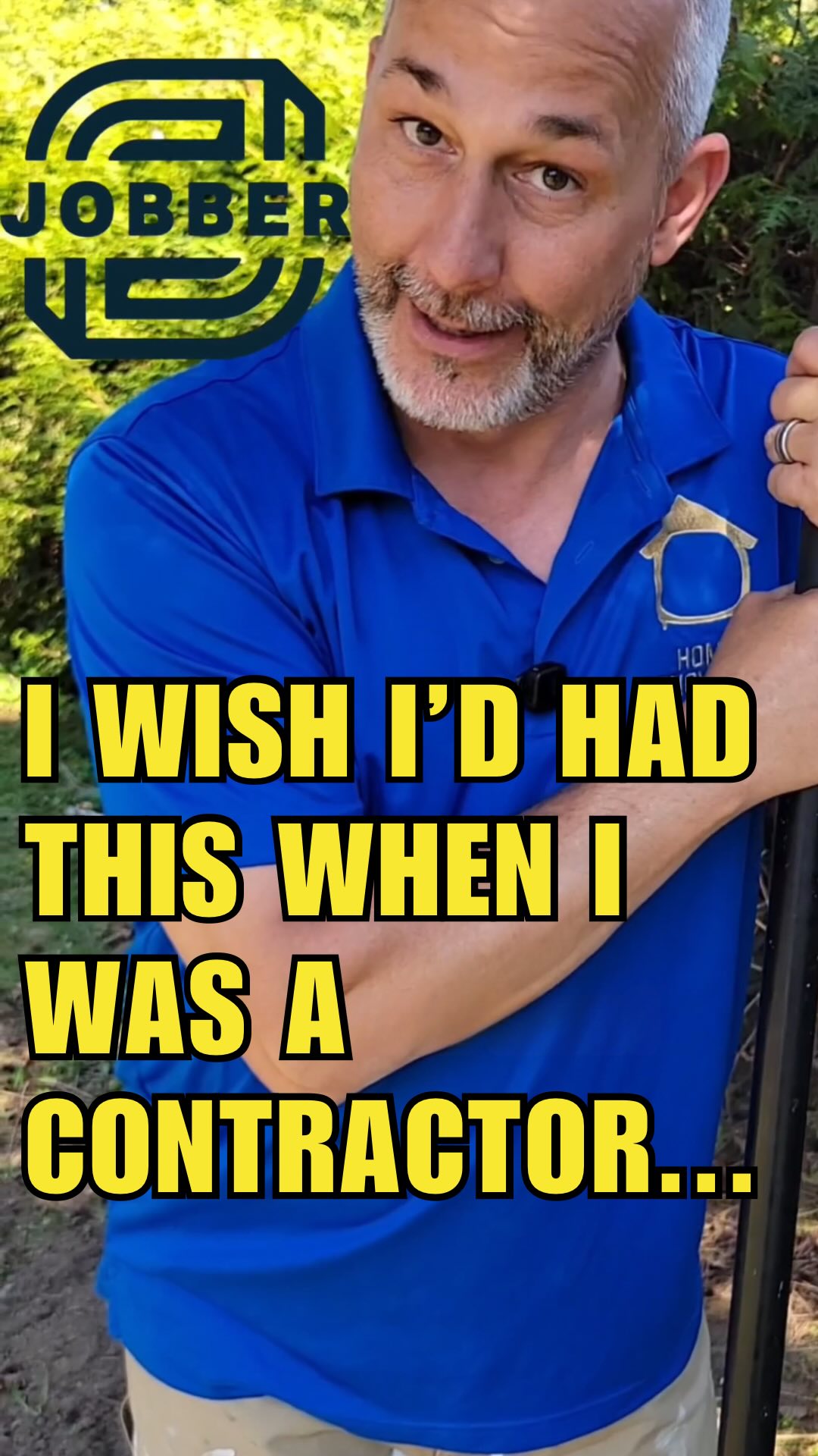 Instagram post by @homerenovisiondiy for Jobber. Caption reads: Jobber exists to help handymen and small home....