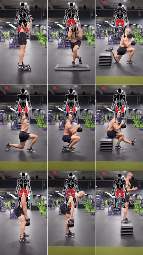 Instagram post by @alex_lueth for Transparent Labs. Caption reads: Kettlebell lower body exercises!

Here are some....