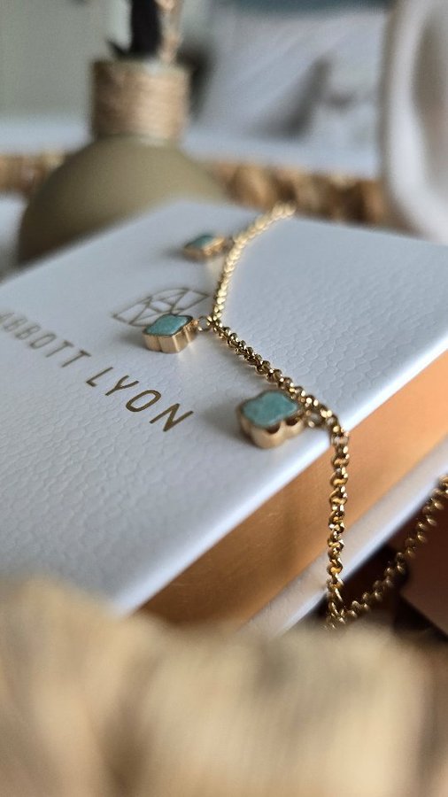 Instagram post by @mama_2_lola_priya for Abbott Lyon. Caption reads: Unboxing my gorgeous anklet from @abbottlyon ft my....