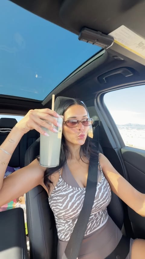 Instagram post by @bellamikollee for Liquid I.V.. Caption reads: [...] hydration after my first class back !!....