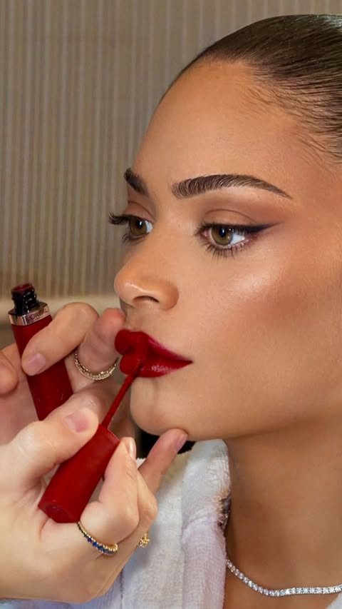 Instagram post by @mrdanielmakeup for L'Oréal Paris. Caption reads: Le Voyage Enchanté Backstage @lorealparis....