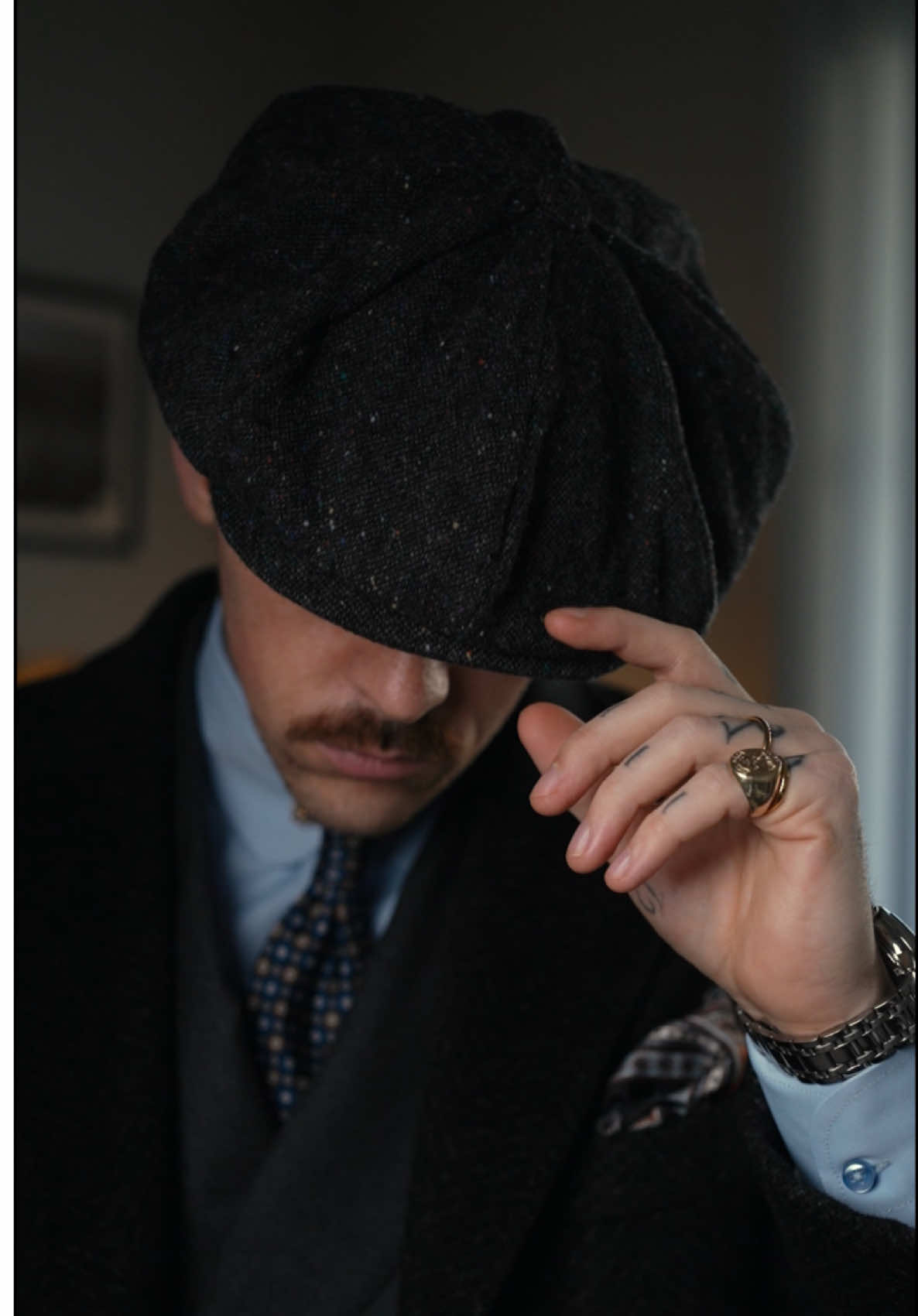 TikTok post by @damienbroderick for Stetson. Caption reads: Link in bi-yo donate any amount at all. Screenshot....