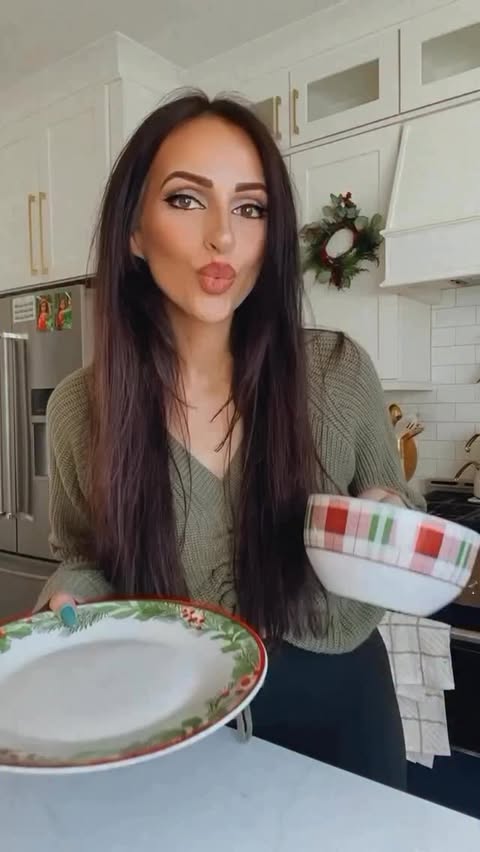 Instagram post by @my_styled_living for Dollar Tree. Caption reads: 🎄✨ This DIY @dollartree Christmas serveware is....