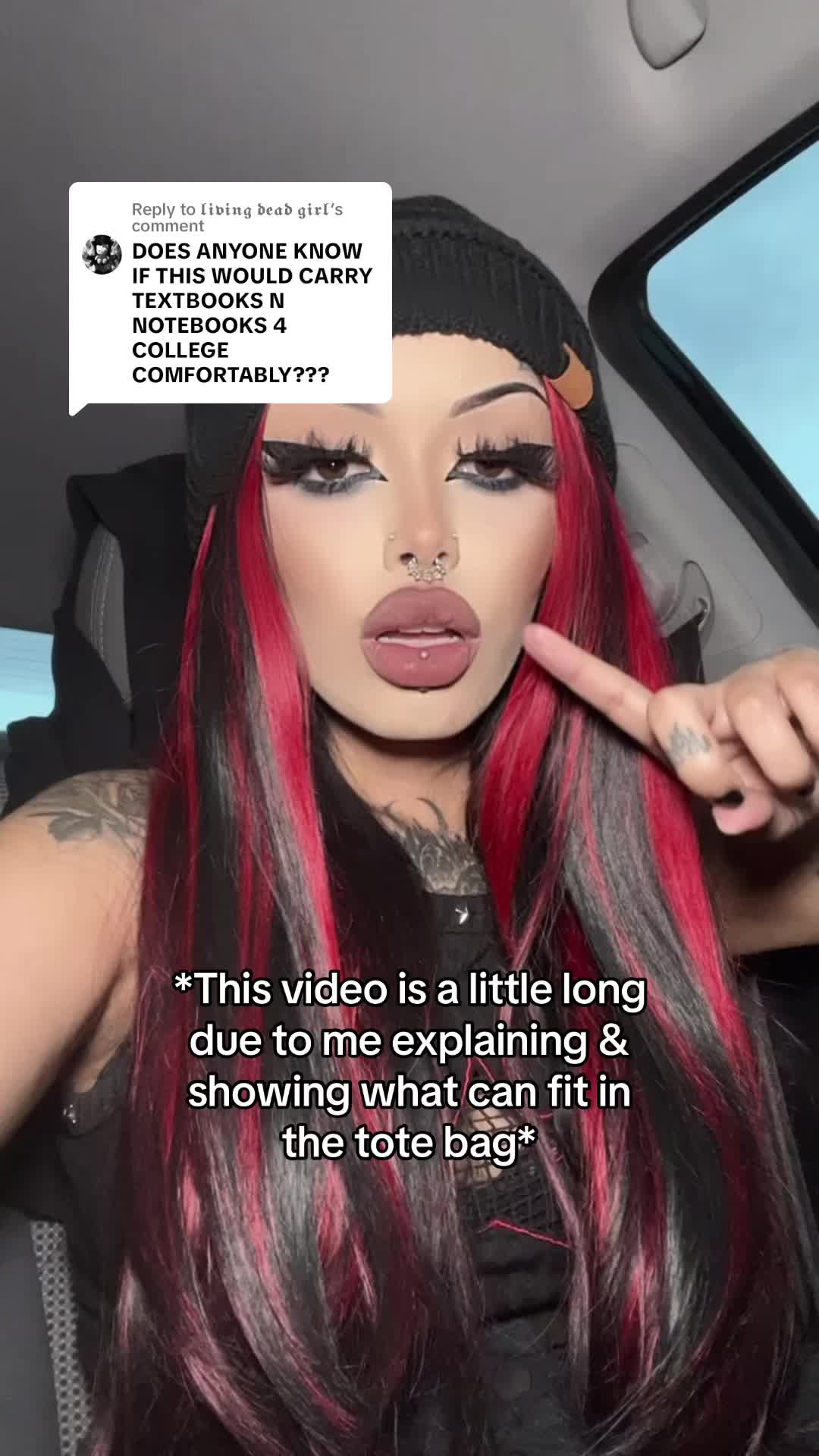 TikTok post by @babycreepshow for Wicked Misfit. Caption reads: [...] notebooks or laptops! Perfect @Wicked Misfit....